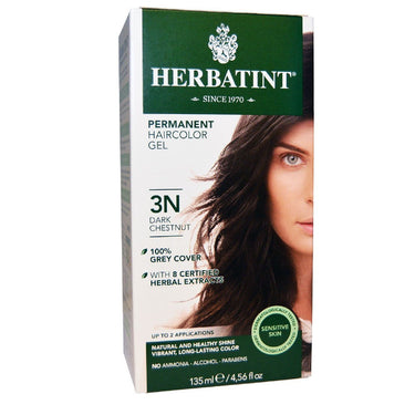 Permanent Hair Color, 3N, Dark Chestnut,